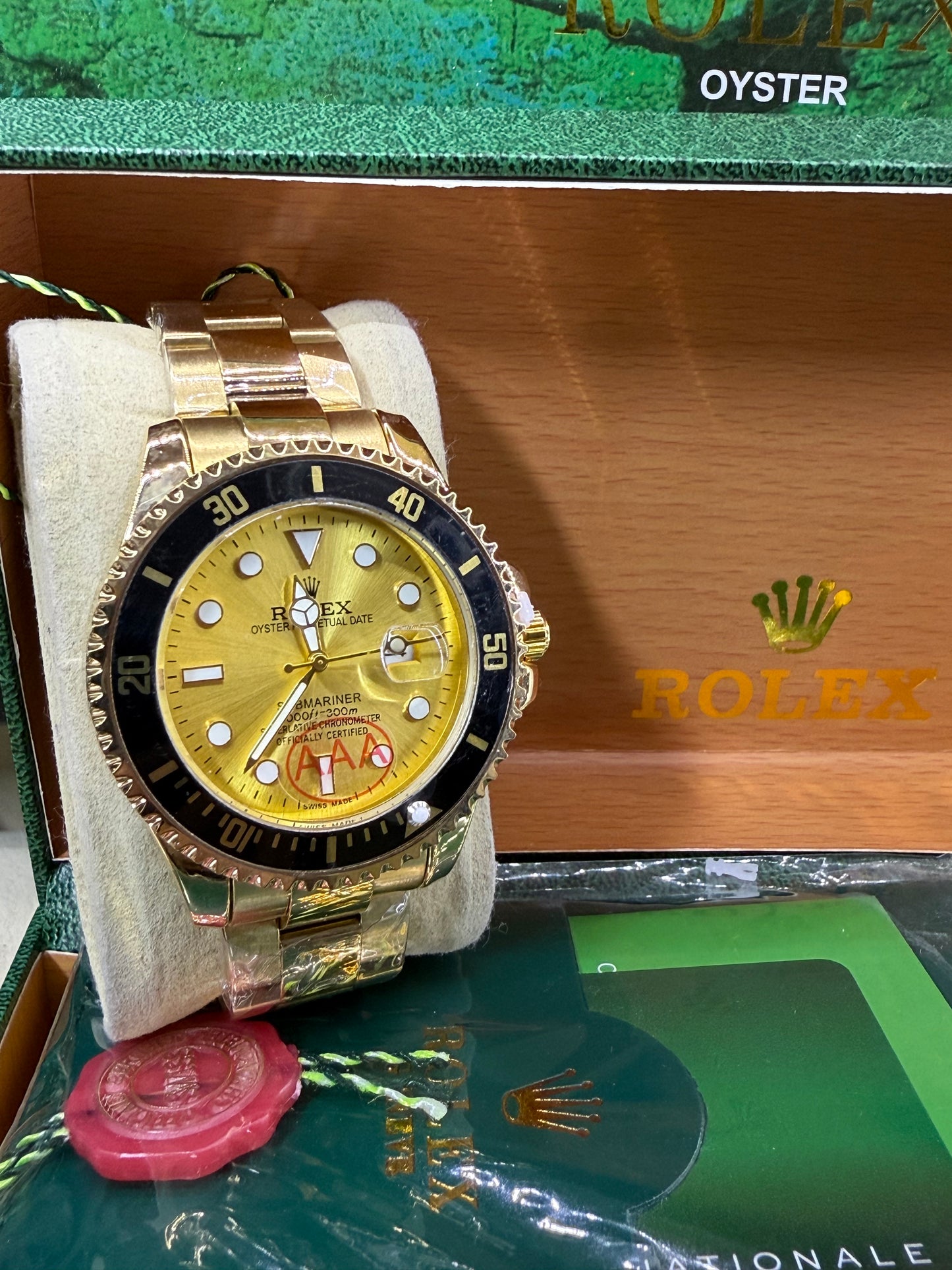 Submariner 40mm gold