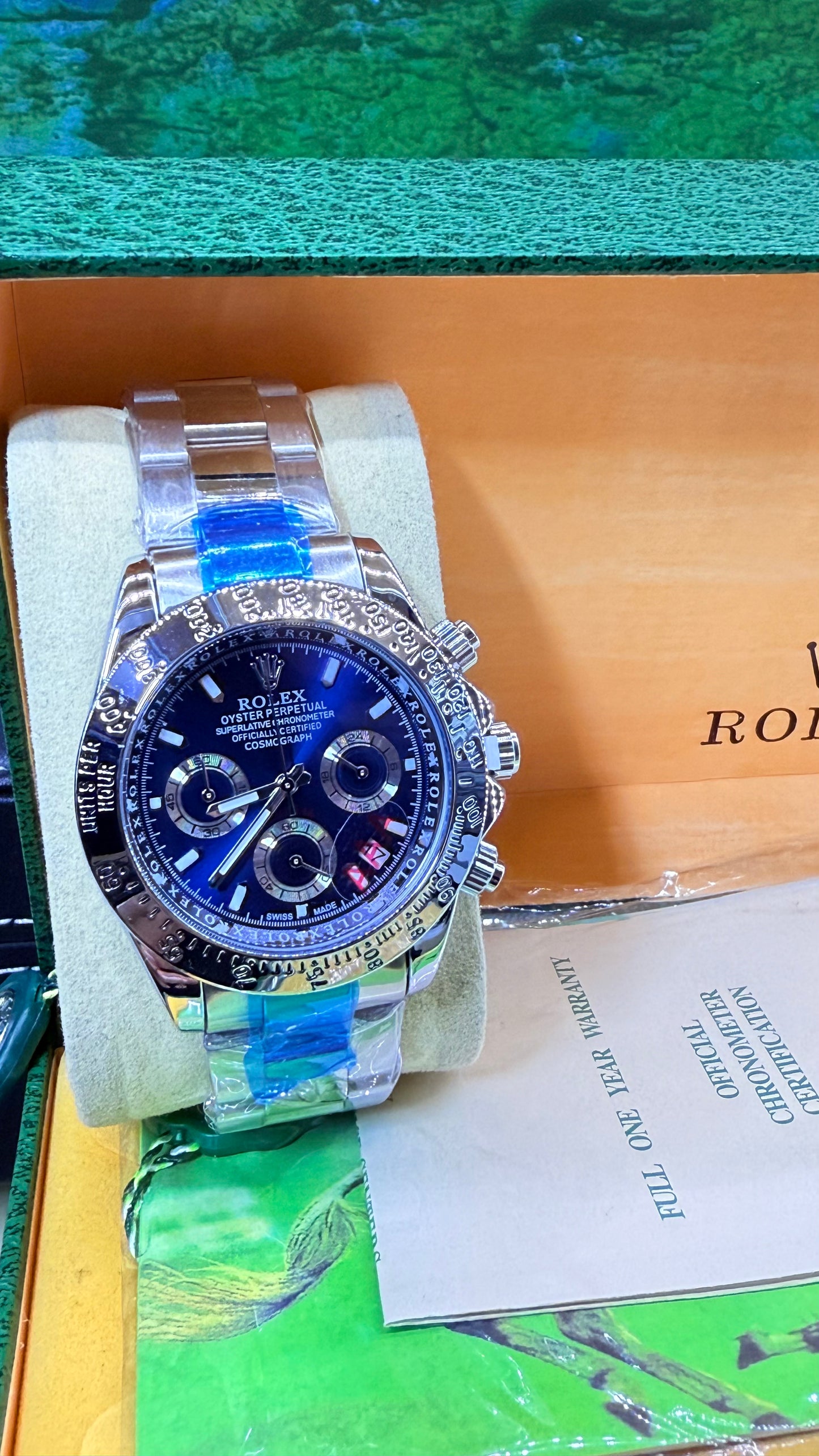Daytona Cosmograph 40 - Blue Index Dial