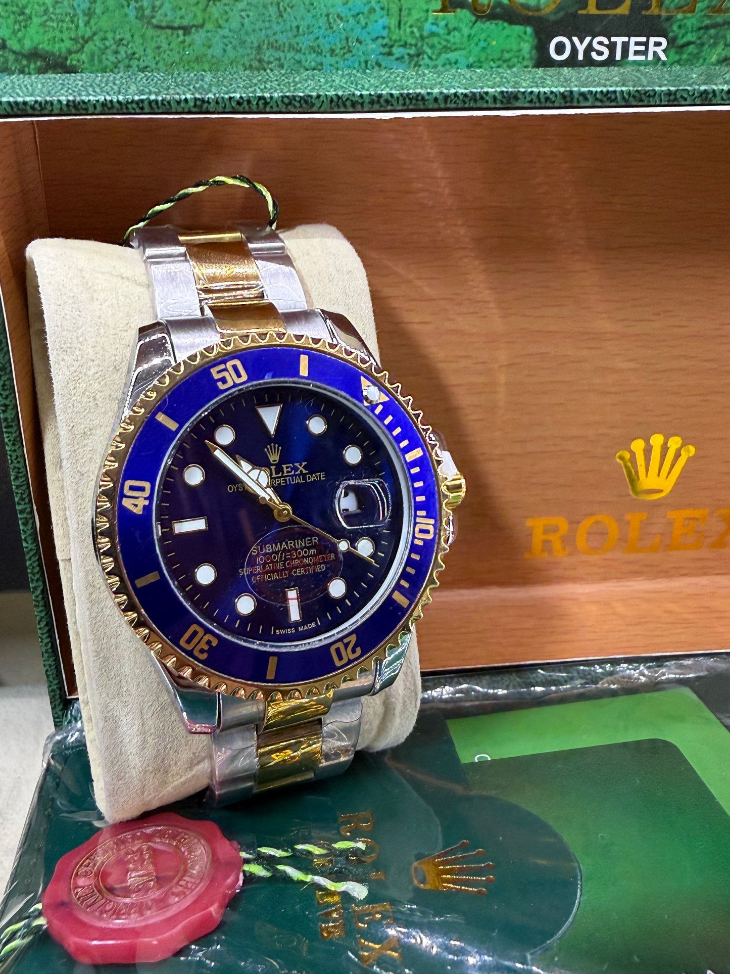 Submariner two tone blue dial