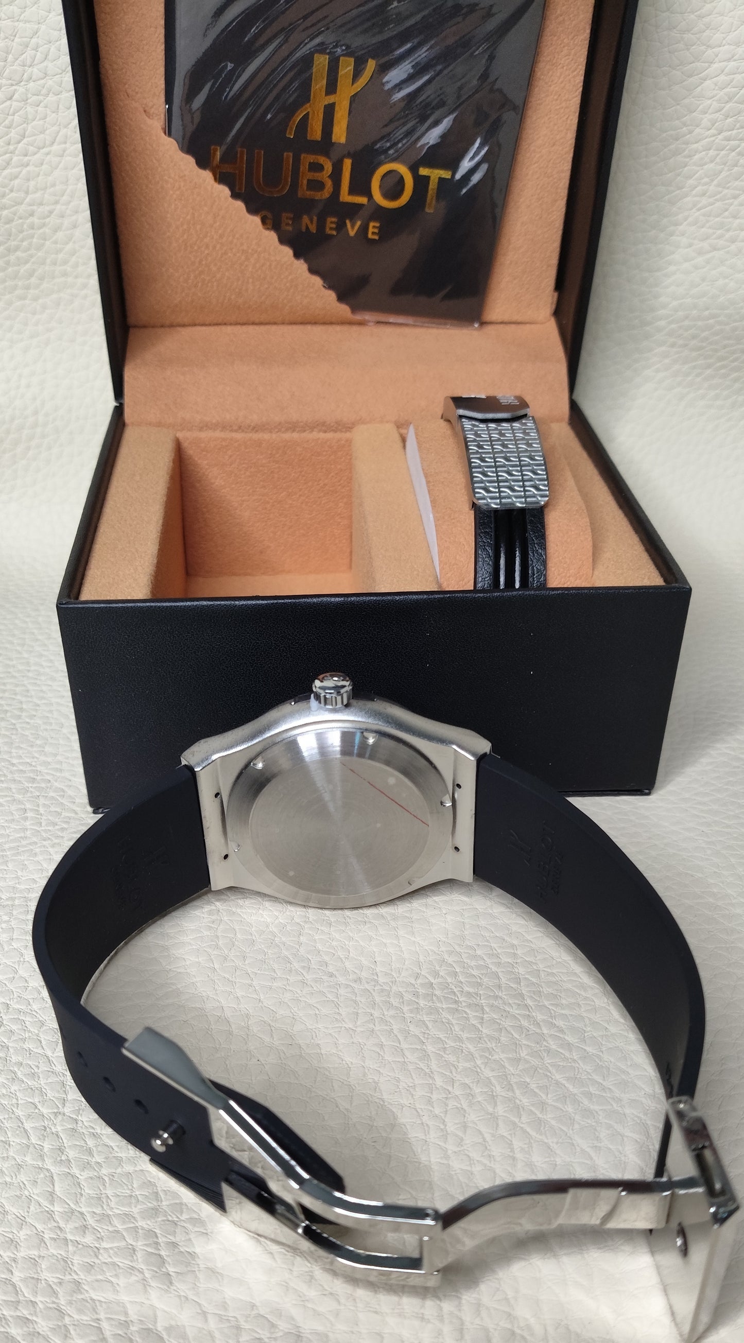 Hublot Classic Fusion Ceramic Titanium white dial