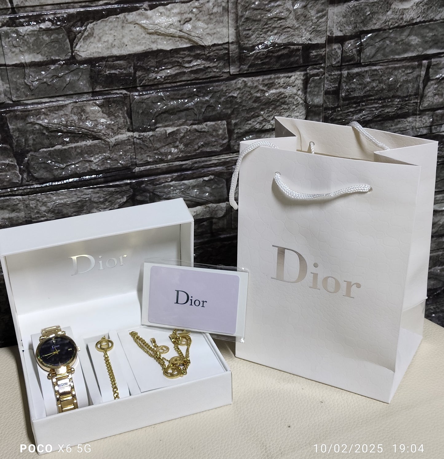 Full set dior gold