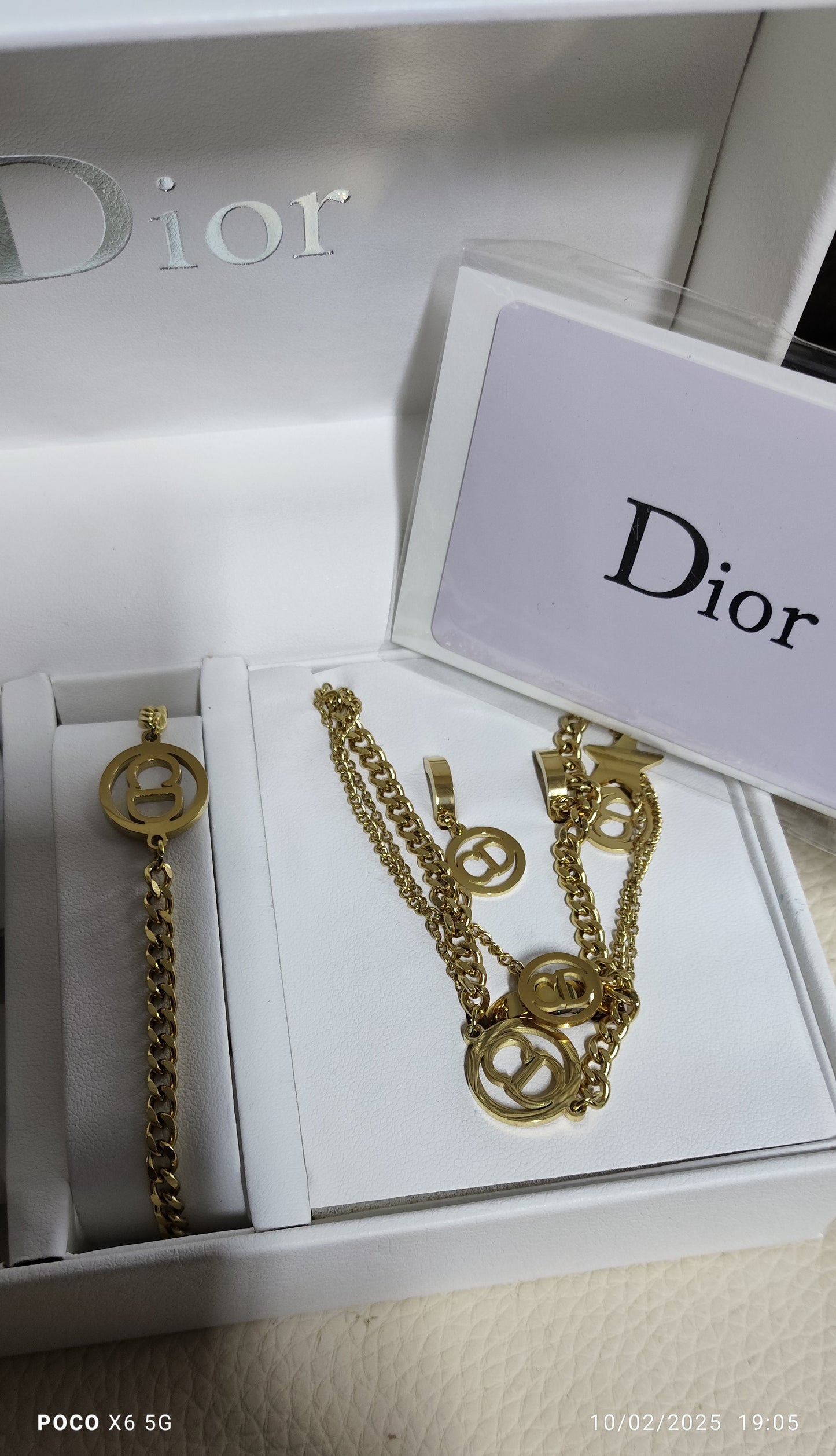 Full set dior gold