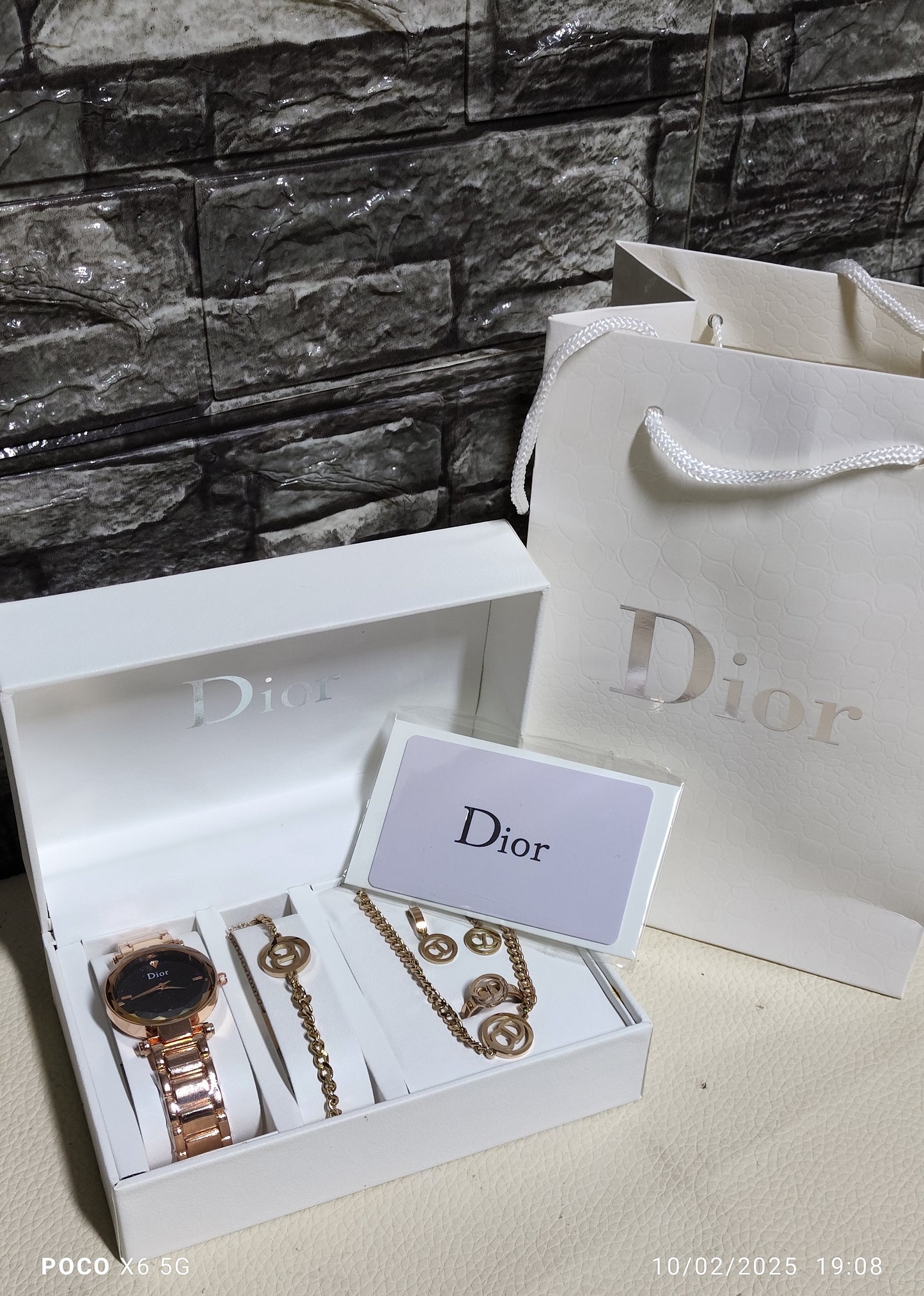 Full set dior rose gold