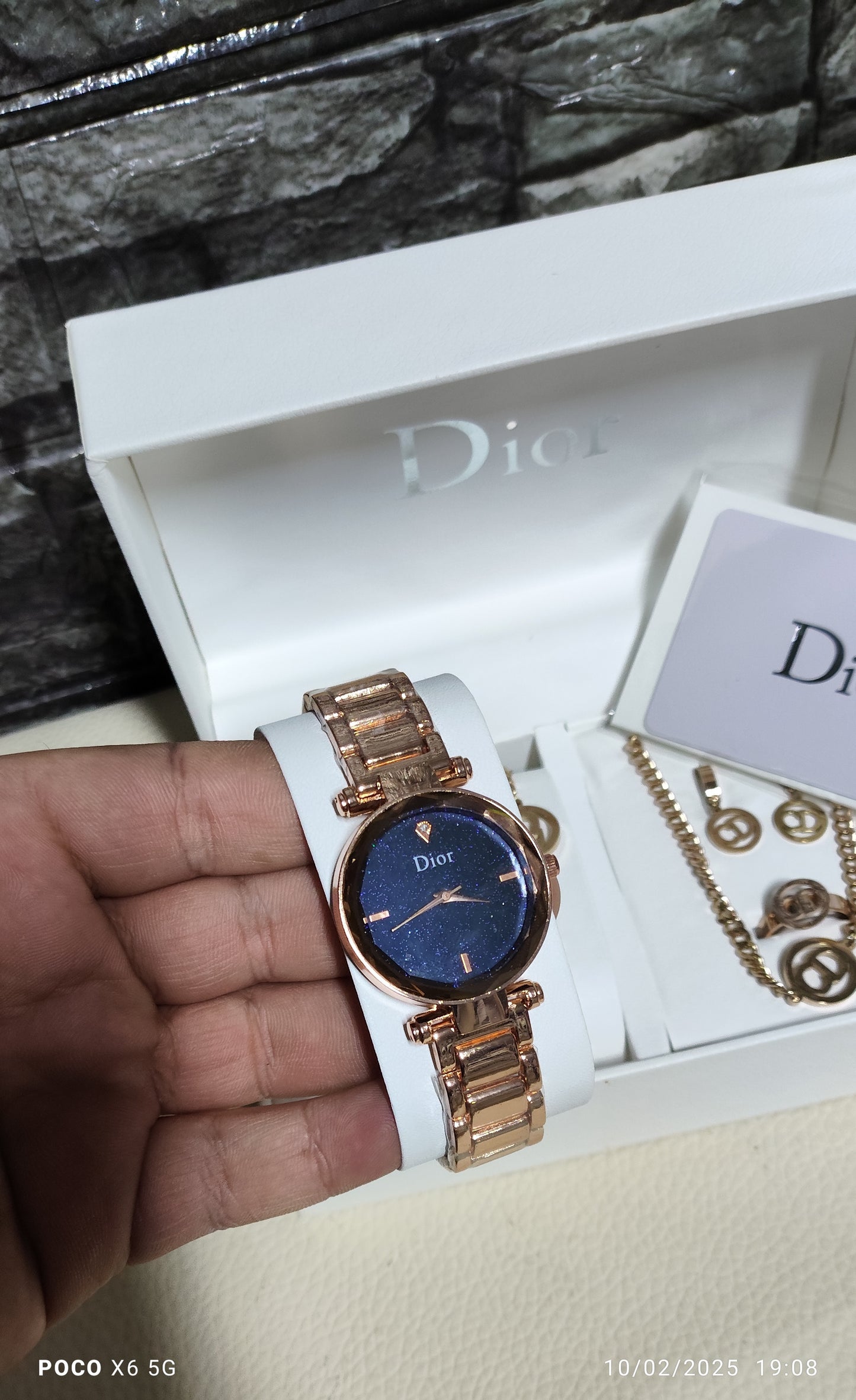 Full set dior rose gold