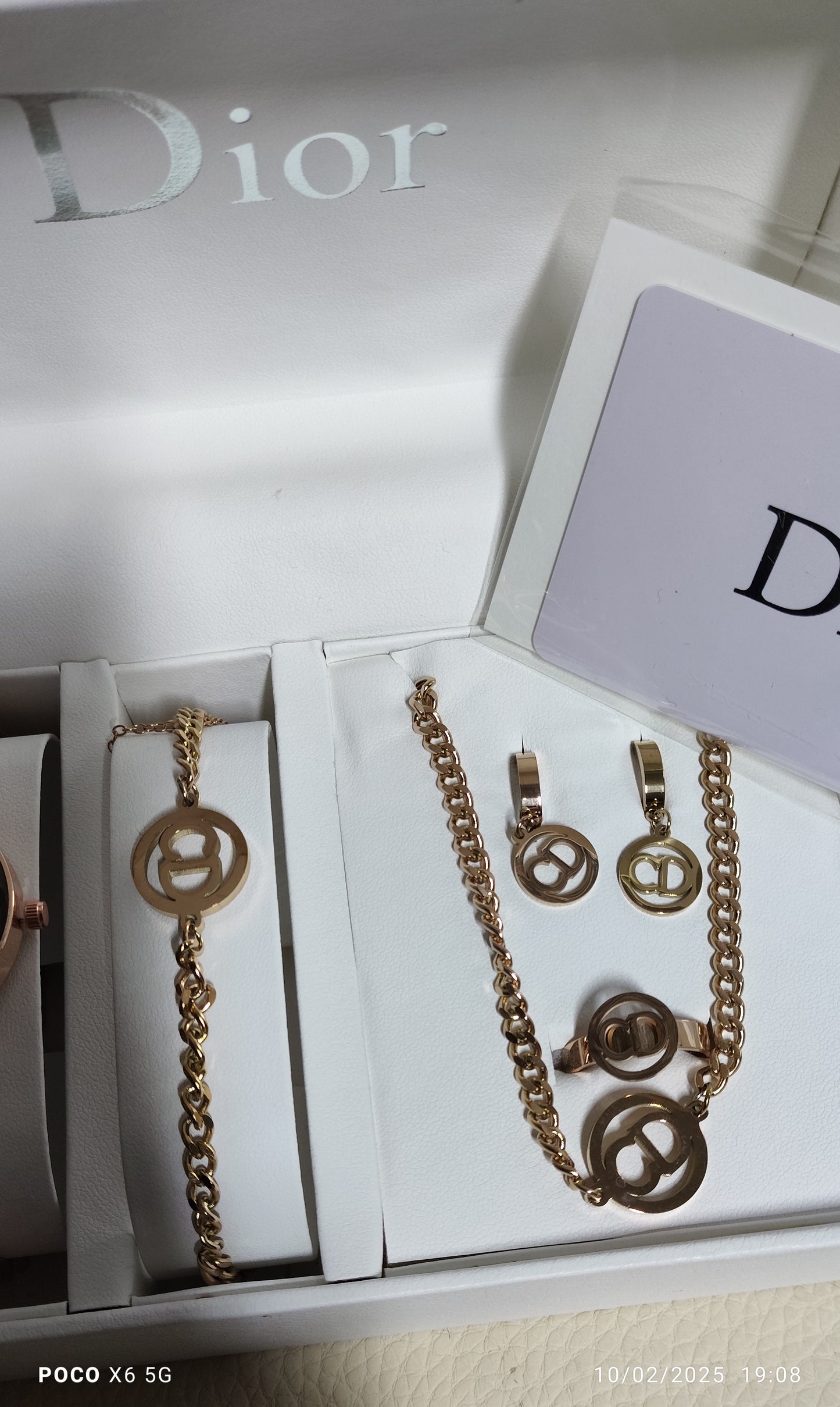 Full set dior rose gold